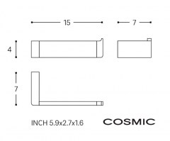 MEDIDAS PORTARROLLOS SIN TAPA EXTREME COSMIC